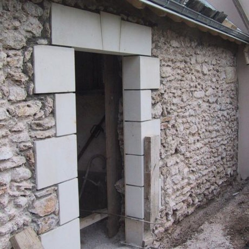 Notre réalisation ouverture en pierre à Aunay-sur-Odon
