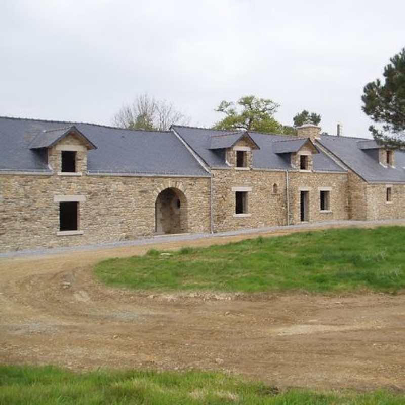 Notre réalisation restauration de corps de ferme à Ablon